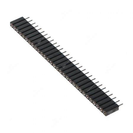Connettore pin strip femmina 30 contatti torniti