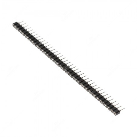 Connettore pin strip femmina 40 contatti torniti