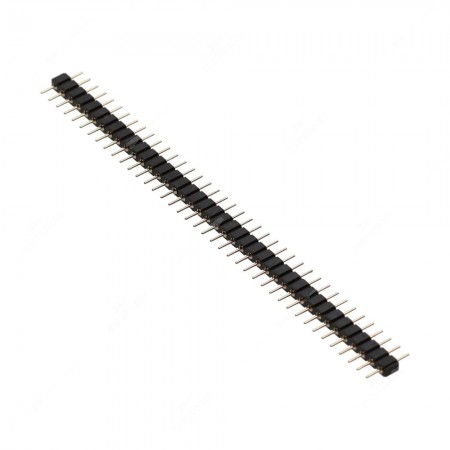 Connettore pin strip maschio 40 contatti torniti