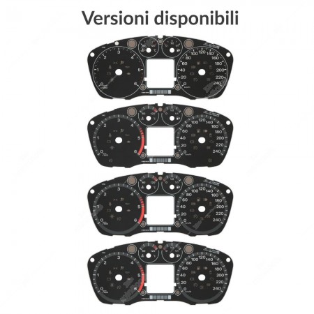 Versioni disponibili fondino cruscotto Ford Focus C-Max e Focus