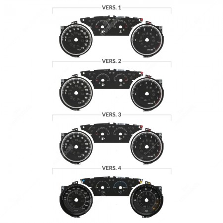 Kit di fondini per contachiliometri Lancia Ypsilon 846 (modelli post restyling)