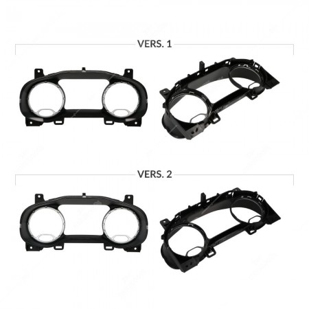 Confronto versioni cornice cruscotto Jeep Renegade - versioni diesel