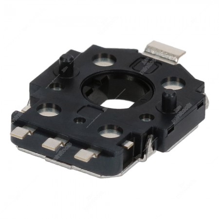 Encoder a quadratura, 3 impulsi al giro, no pulsante