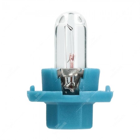 Lampadina per automotive B8,4d 12V 1,8W base blu