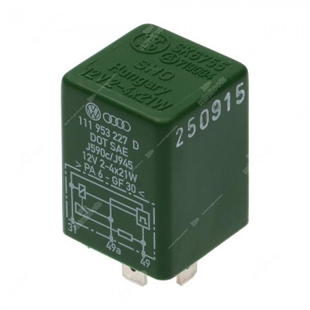 Relè 111 953 227 D per riparazione elettronica auto