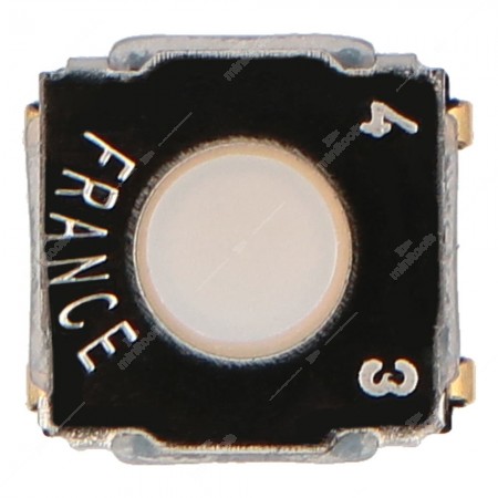 Interruttore tattile SMD 6,2x6,2x3,5mm (normalmente aperto) – Contatti "J Lead" - lato superiore