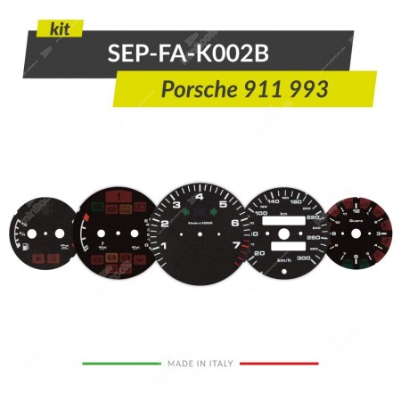 Kit di fondini per cruscotti Porsche 911 993 