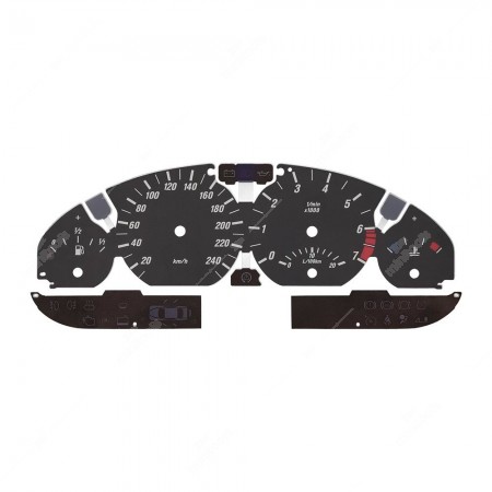 Fondino tachimetro BMW Serie 3 E46 - icone spente