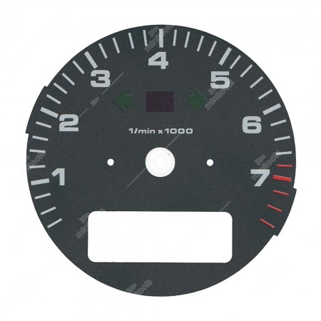 Fondino ottanio contagiri contachilometri Porsche 911 964 Turbo 3.3 e 993 Turbo - icone accese