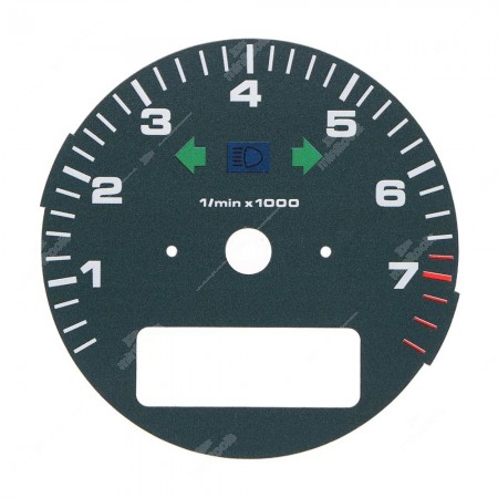 Fondino blu petrolio contagiri quadro strumenti Porsche 911 964 Turbo 3.3 e 993 Turbo - icone spente