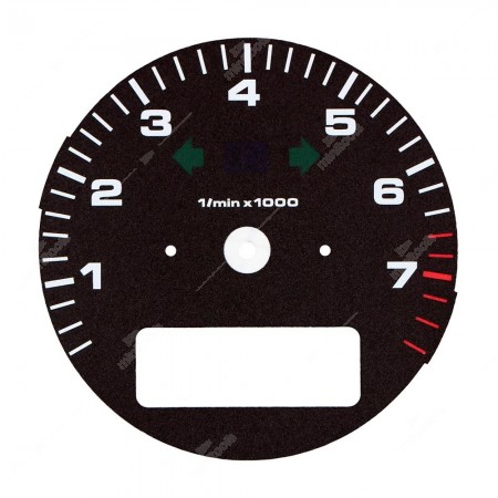Fondino contagiri quadro strumenti Porsche 911 964 Turbo 3.3 e 993 Turbo - icone spente