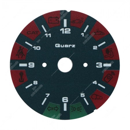 Fondino blu petrolio orologio quadro strumenti Porsche 911 993 - icone spente