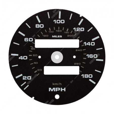 Fondino conversione tachimetro Porsche 993 964 kmh mph (2 numeratori)