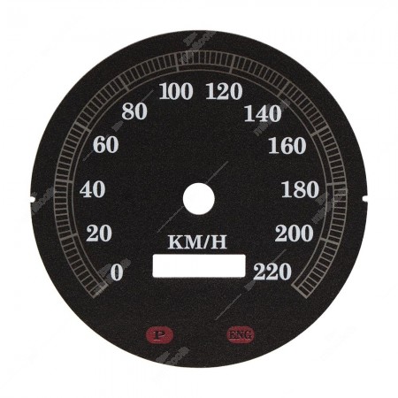 Fondino contachilometri Harley Road King FLHR - icone spente
