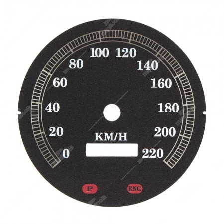 Fondino tachimetro Harley Road King FLHR - icone accese