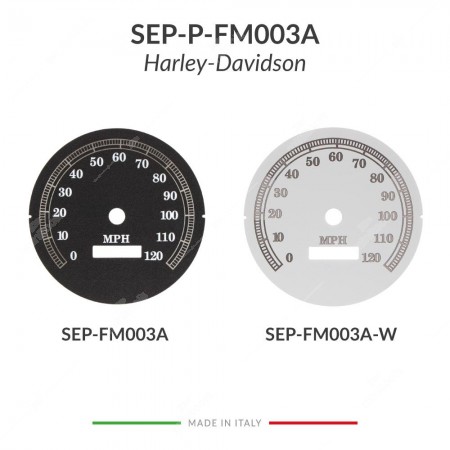 Confronto versioni disponibili fondino contachilometri Harley-Davidson