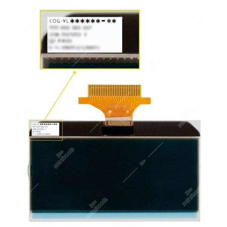 Dove trovare codice originale su Display LCD "Comfort" negativo per contachilometri Citroën, Fiat, Ford, Opel, Peugeot, Vauxhall e RAM