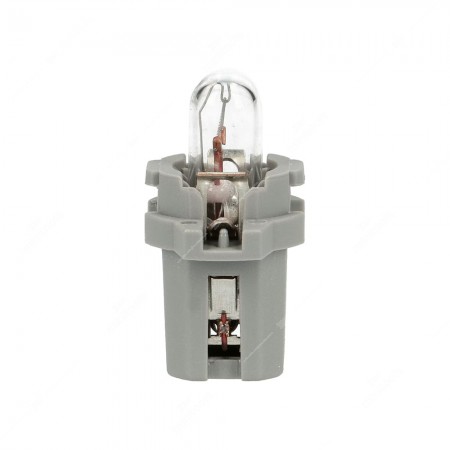 Lampadina per cruscotto BX8,3d BAX10s 24V base grigia