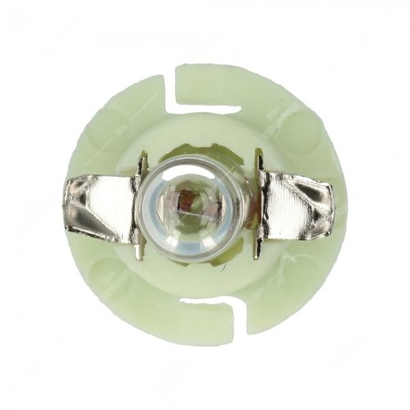 Lampadina per cruscotto B8,4d 12V base verde chiaro parte superiore
