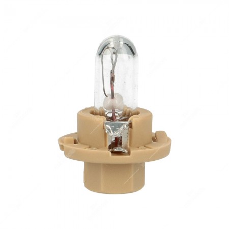 Lampadina per cruscotto BX8,4d 12V base beige