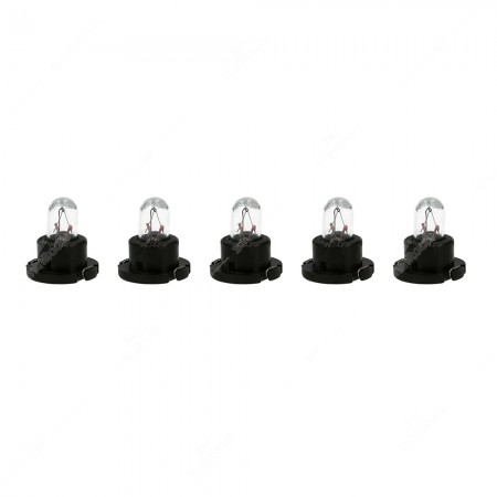 Confezione lampadine per cruscotto HRQ 14V base nera