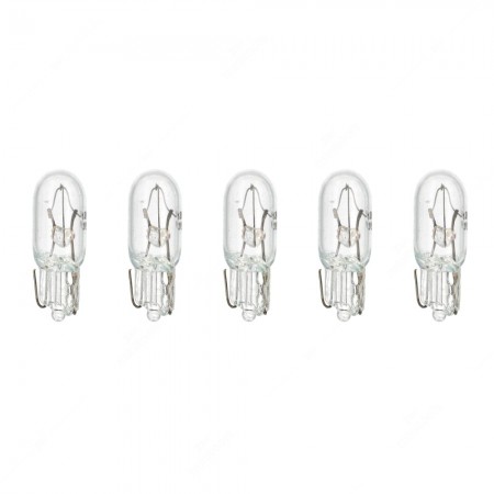 Confezione lampadine per cruscotto base in vetro W2x4,6d 12V 3W T6,5