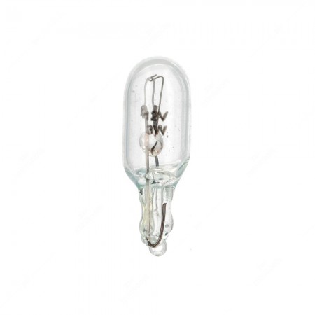 Lampadina per cruscotto con base in vetro W2x4,6d 12V 3W T6,5