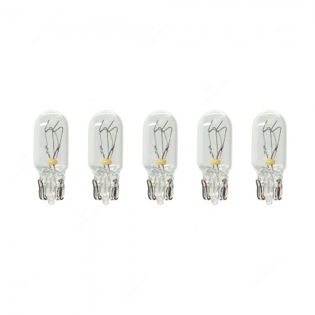 Confezione lampadine per interni camion base in vetro W2,1x9,5d 24V 5W T10