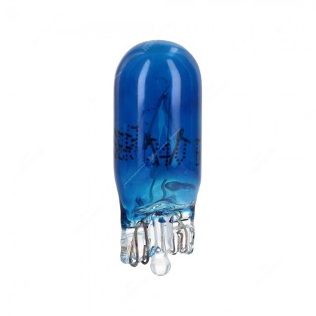 Lampadina blu scuro per abitacolo mezzi pesanti con base in vetro W2,1x9,5d 24V 5W T10