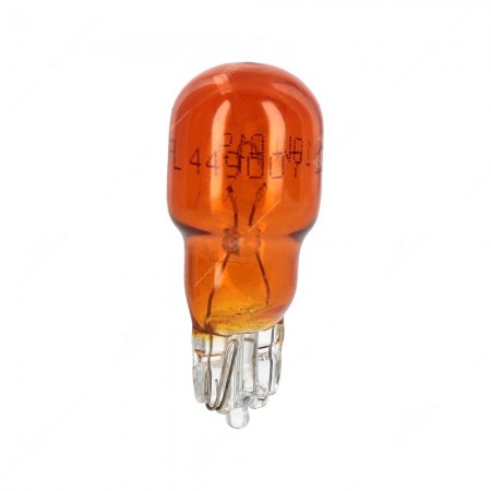 Lampadina ambrata per auto con base in vetro W2,1x9,5d 12V 10W T13 