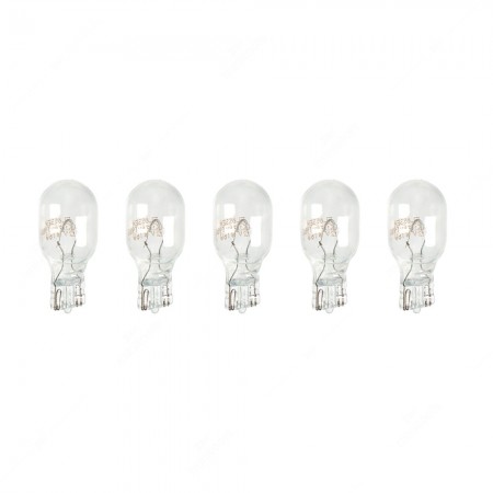 Confezione lampadine alogene per auto base in vetro W2,1x9,5d 12V 16W T15