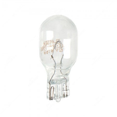 Lampadina alogena per auto con base in vetro W2,1x9,5d 12V 16W T15