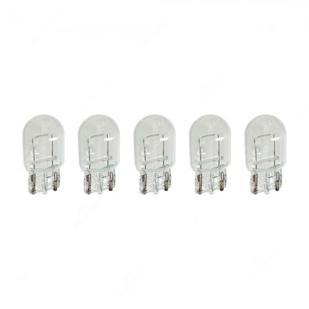 Confezione lampadine per auto base in vetro W3x16d 12V 21W T20