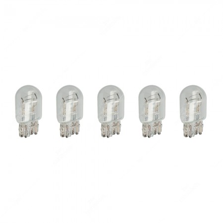Confezione lampadine per auto base in vetro W3x16q 12V 21/5W T20