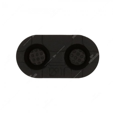 Vista laterale doppio pulsantino in silicone
