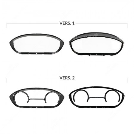 Confronto versioni disponibili Cover anteriore cruscotti Citroën, Fiat, Iveco, Opel, Peugeot e RAM