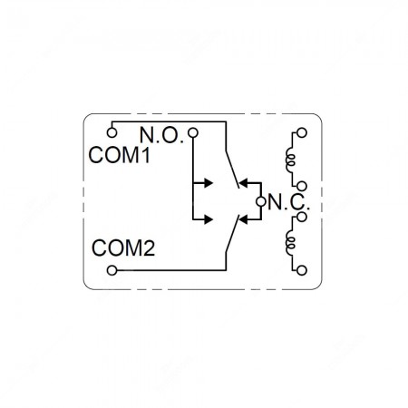Schema Tecnico Relè NAiS / Panasonic CF2-12V-ACF231