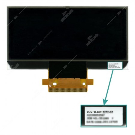 Display LCD per riparazione computer di bordo Fiat 500L, Lancia Ypsilon 846 e Chrysler Ypsilon 846