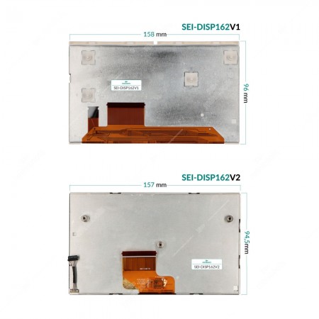 Display centrale Audi A4 B8, Audi A5 8T / 8F, Audi A6 C6, Audi Q5 8R e Audi Q7 4L / Audi MMI 3G Basic - comparazione retro
