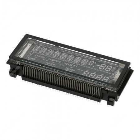 Vista in prospettiva del display LCD (lato destro) per contachilometri Renault Scénic