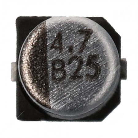 Condensatore elettrolitico SMD 105°C 4,7uF 25V