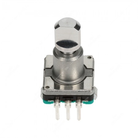 Encoder rotativo meccanico incrementale, con tasto a pressione, per manopole radio di Chevrolet, Dacia, Holden, Lada, Opel, Renault e Vauxhall