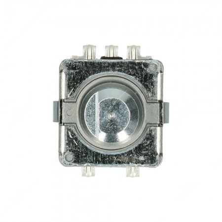 Encoder di ricambio con tasto a pressione. Caratteristiche: rotativo meccanico incrementale. Dimensioni: 12x11,7x19,5h mm