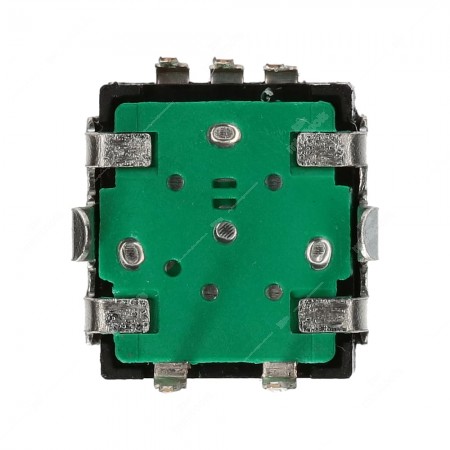 Encoder rotativo meccanico incrementale, 18 impulsi/giro, con tasto a pressione
