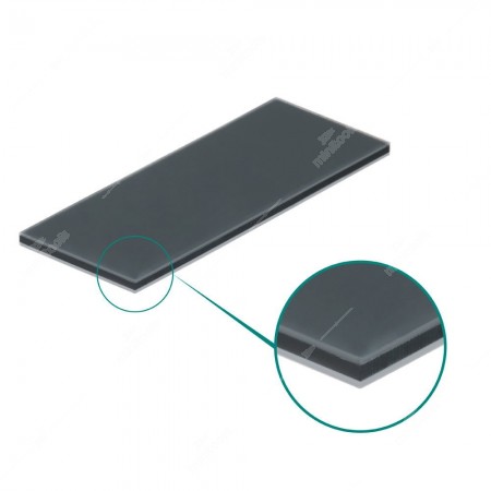 Connettore zebra elastomerico in gomma conduttiva per display LCD,