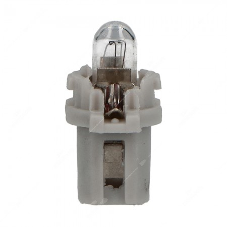 Lampadina per automotive B8,3d BAX10s 12V 1,2W base grigia