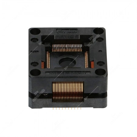 Zoccolo QFP80, 80 pin, passo tra pin 0,65mm