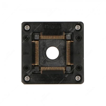 Zoccolo QFP80, 80 pin, passo tra pin 0,65mm