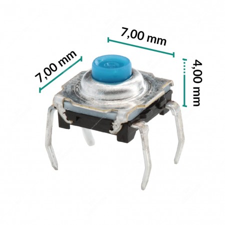 Micropulsante 7x7x4mm - Confezione da 5 pz (normalmente aperto)