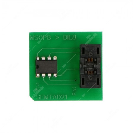 Adattatore da MSOP8 SOCKET a DIL8-IN-CLIP